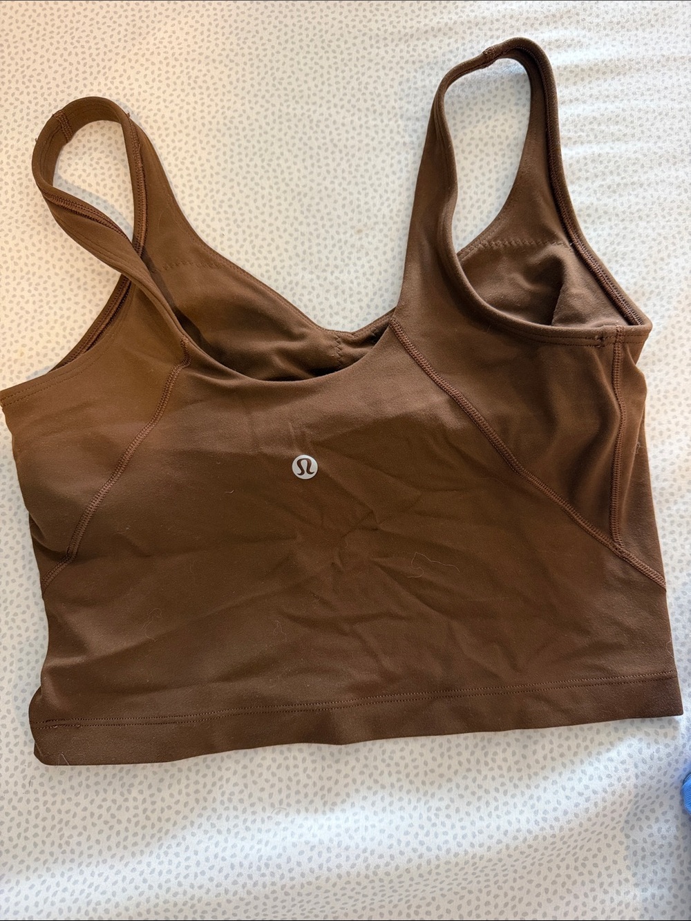 lululemon athletica Brown Crop Tank Top